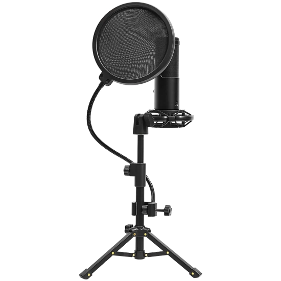 Lorgar Mikrofon USB Voicer 721 gamingowy kardioidalny czarny