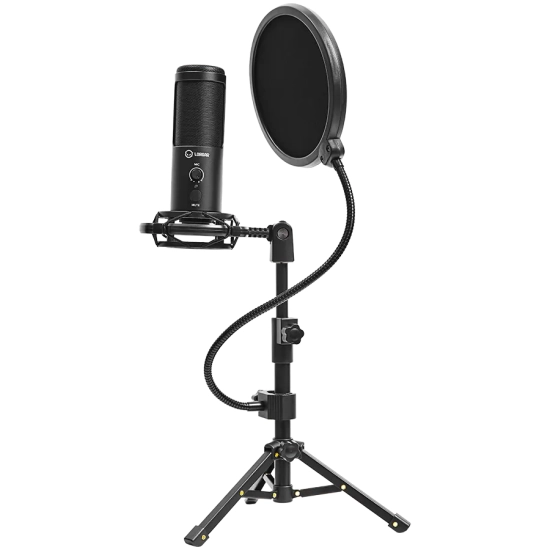 Lorgar Mikrofon USB Voicer 721 gamingowy kardioidalny czarny