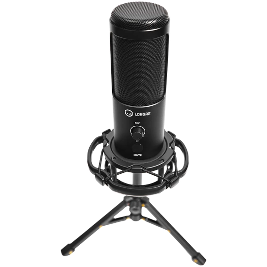 Lorgar Mikrofon USB Voicer 721 gamingowy kardioidalny czarny