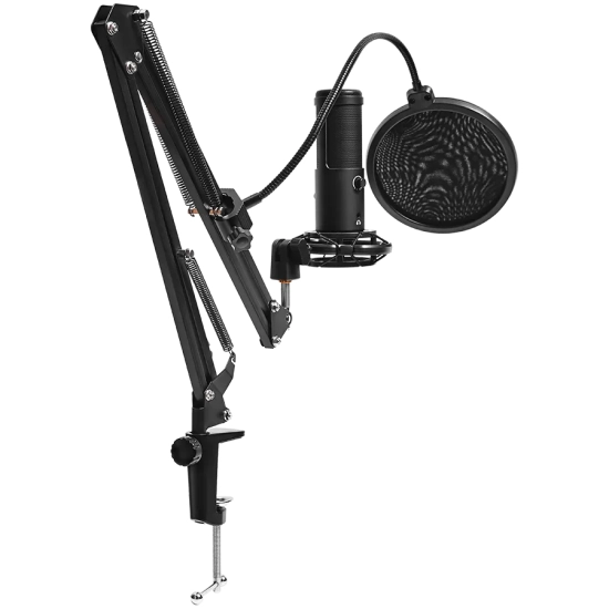 Lorgar Mikrofon USB Voicer 931 gamingowy kardioidalny czarny