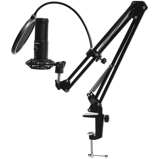 Lorgar Mikrofon USB Voicer 931 gamingowy kardioidalny czarny
