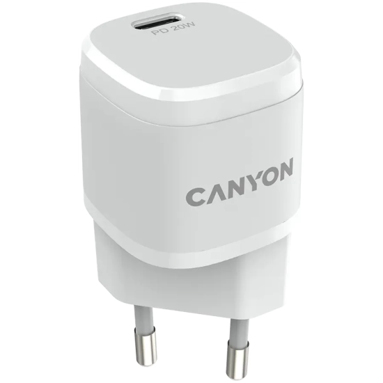 CANYON Ładowarka sieciowa H-20-05 PD 20W USB-C Biała