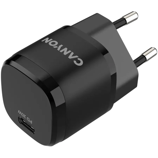CANYON Ładowarka H-20-05 PD 20W USB-C Czarna