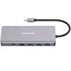 Hub USB-C CANYON DS-12 CNS-TDS12 13w1 4K ciemnoszary