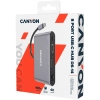 Hub USB-C CANYON DS-14 CNS-TDS14 8w1 4K ciemnoszary
