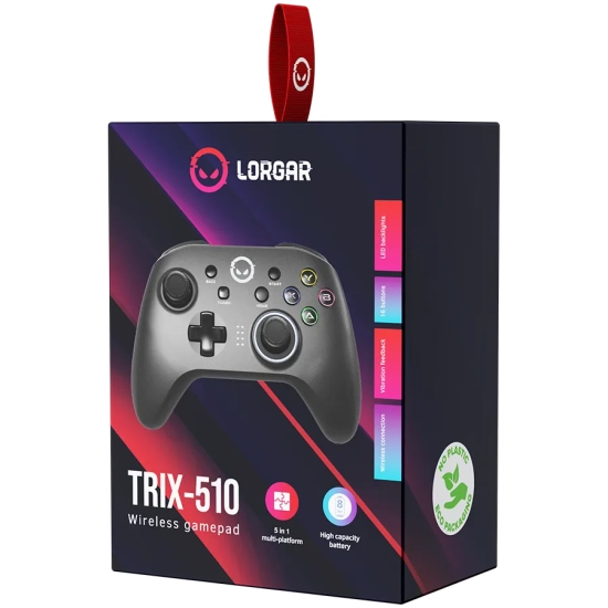 Lorgar LRG-GP510 Gamepad TRIX-510 bezprzewodowy czarny