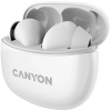 Canyon Słuchawki dokanałowe TWS-5 Etui Białe