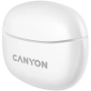 Canyon Słuchawki dokanałowe TWS-5 Etui Białe