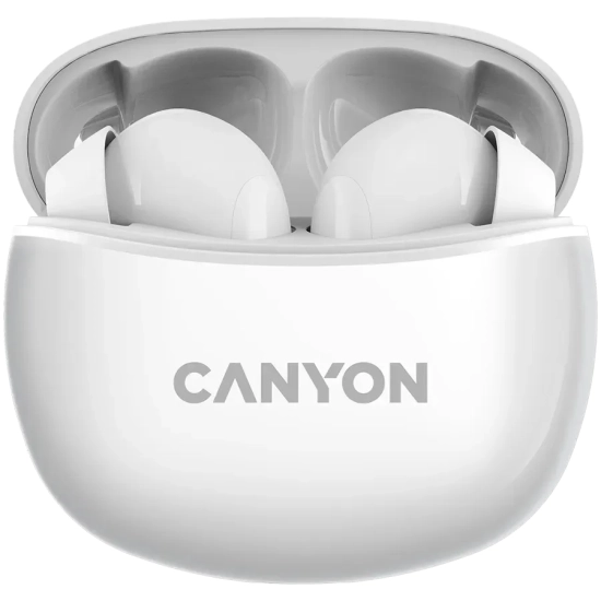 Słuchawki TWS CANYON TWS-5 Bluetooth 5.3 białe