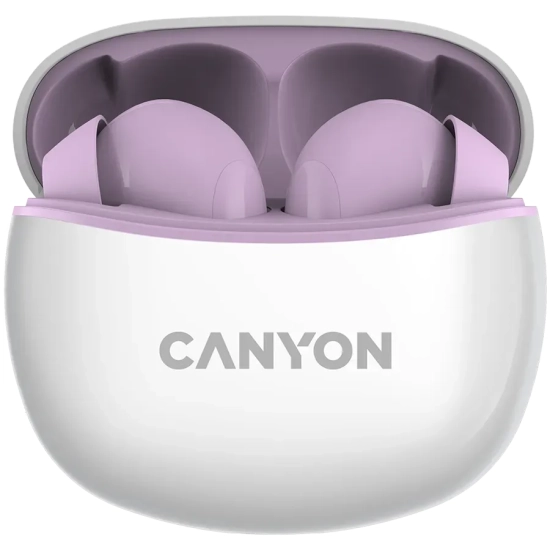 Słuchawki TWS CANYON TWS-5 Bluetooth 5.3 fioletowe