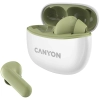 Canyon Słuchawki dokanałowe TWS-5 Etui Zielone