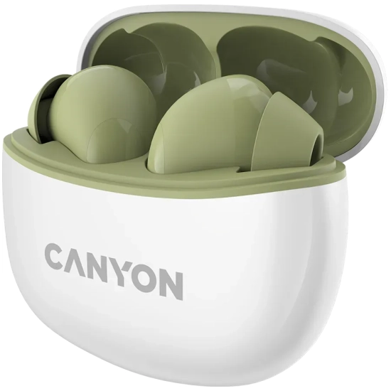 Słuchawki TWS CANYON TWS-5 Bluetooth 5.3 zielone