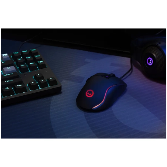 Lorgar Mysz gamingowa Jetter 357 8000 dpi RGB czarna