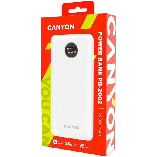 Canyon PB-2002 powerbank 20000 mAh 20 W CNE-CPB2002W
