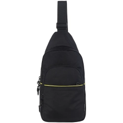 Czarna torba cross-body Canyon CB-2 CNS-CBD2B1 o pojemności 3,5 l z regulowanym paskiem na ramię.