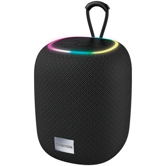Zdjęcie produktu Głośnik Bluetooth Canyon BSP-8 10 W RGB czarny; dokładny wariant CNE-CBTSP8B, EAN 5291485010027.