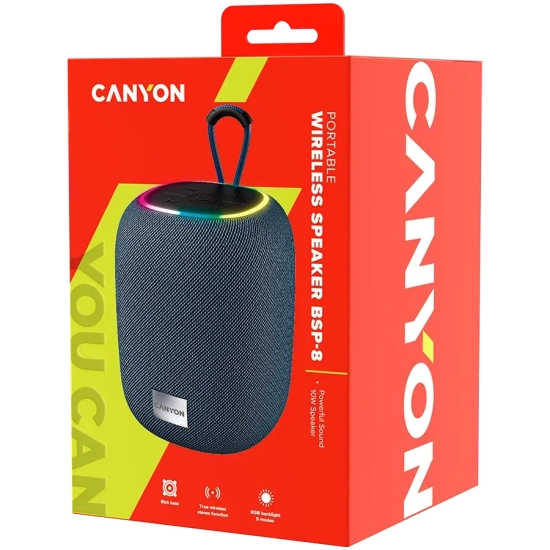CANYON Głośnik Bluetooth BSP-8 CNE-CBTSP8G 10 W szary