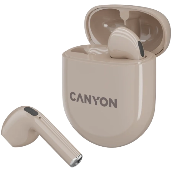 Canyon Słuchawki douszne TWS-6 Etui Beżowe