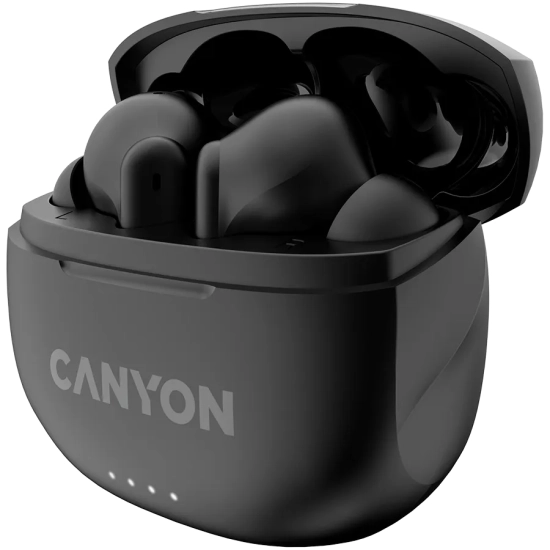 Canyon Słuchawki dokanałowe TWS-8 ENC Czarne