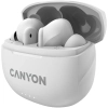 Canyon Słuchawki dokanałowe TWS-8 ENC Białe