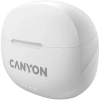 Canyon Słuchawki dokanałowe TWS-8 ENC Białe