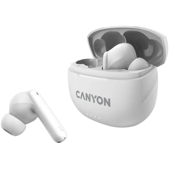 Słuchawki TWS CANYON TWS-8 ENC Bluetooth 5.3 białe