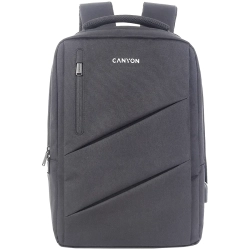 CANYON Plecak na laptopa BPE-5 Miejski USB 15,6" Szary