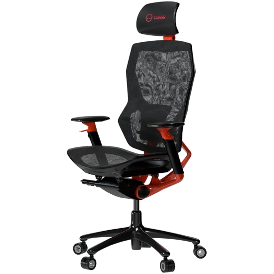 Lorgar Fotel gamingowy Grace 855, czarno-czerwony