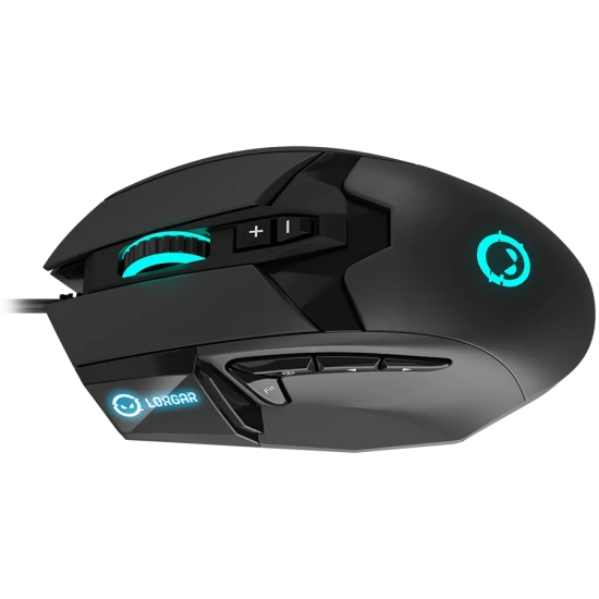 Lorgar Mysz gamingowa Stricter 579 12000 dpi RGB czarna