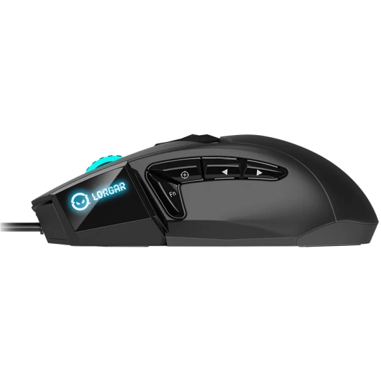Lorgar Mysz gamingowa Stricter 579 12000 dpi RGB czarna