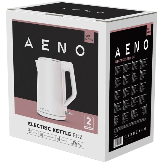 Czajnik AENO EK2 AEK0002 1,5 l Strix biały