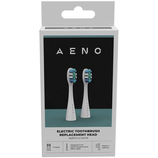 Aeno ADBTH1-2 końcówki do szczoteczki DB1S/DB2S białe 2 szt.