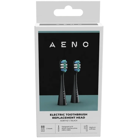AENO Końcówki do szczoteczki DB1S/DB2S ADBTH2-1 czarny 2 szt.