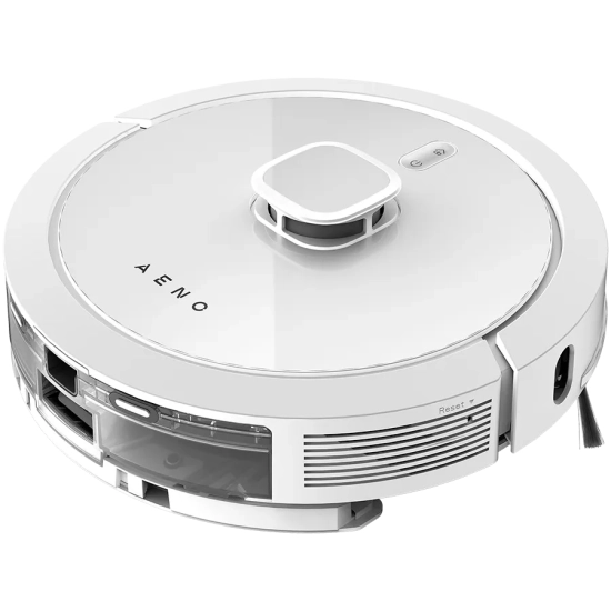 Robot sprzątający AENO RC4S 2w1 z LiDAR i stacją opróżniającą, biały