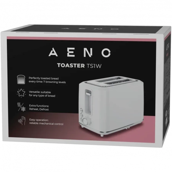 AENO Toster TS1W ATS0001W biały