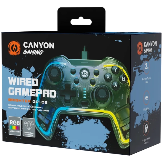 Canyon CND-GP02 Gamepad Brighter GP-02 przewodowy