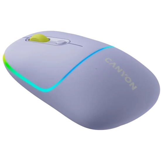 Mysz bezprzewodowa Canyon MW-22 CNS-CMSW22ML fioletowa