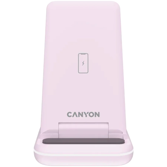 Canyon WS-304 ładowarka 3w1 Iced Pink CNS-WCS304IP