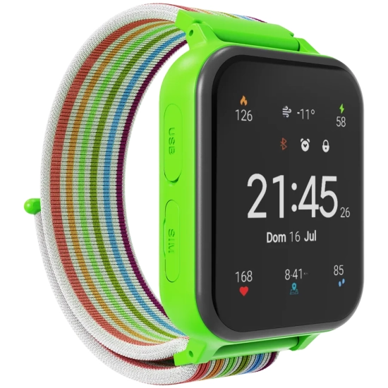 Canyon Smartwatch dziecięcy Alfie KW-37 MP3 Zielony CNE-KW37GB