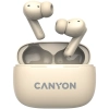 Słuchawki TWS CANYON OnGo 10 ANC ENC beżowe