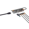 Hub USB-C CANYON DS-13 CNS-TDS13 7w1 4K szary