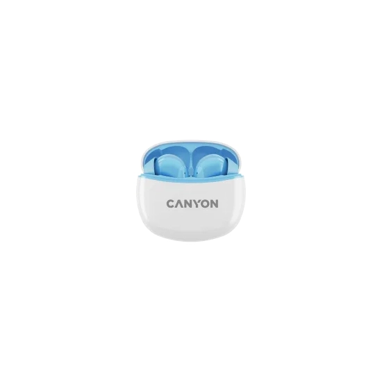 Canyon Słuchawki dokanałowe TWS-5 Etui Niebieskie