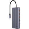 Hub USB-C CANYON DS-16 CNS-TDS16 13w1 4K szary