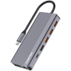 Hub USB-C CANYON DS-16 CNS-TDS16 13w1 4K szary