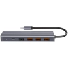 Hub USB-C CANYON DS-16 CNS-TDS16 13w1 4K szary