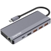 Hub USB-C CANYON DS-16 CNS-TDS16 13w1 4K szary