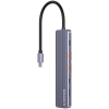Hub USB-C CANYON DS-17 CNS-TDS17 6w1 4K szary