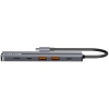 Hub USB-C CANYON DS-17 CNS-TDS17 6w1 4K szary