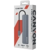 Hub USB-C CANYON DS-17 CNS-TDS17 6w1 4K szary