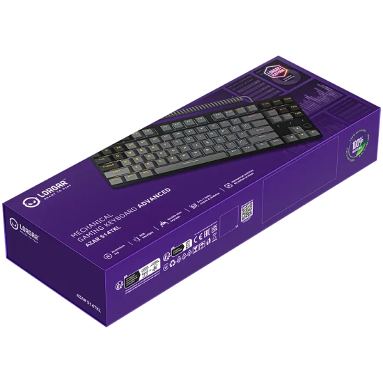 Klawiatura Lorgar Azar 514TKL Dream Switch US czarna